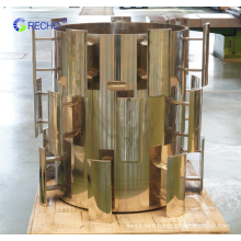 In-flow type fiber fractionating pressure screen in paper making mill